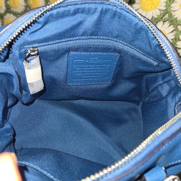 Coach Shearling Mini Bennett Satchel Bag + Matching Wristlet - Picture 12 of 15